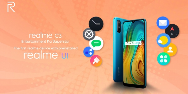 Realme C3 adalah telefon pertama datang siap dengan Android 10 dan Realme UI