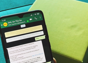 DHL Tawar Penghantaran Bungkusan Melalui WhatsApp