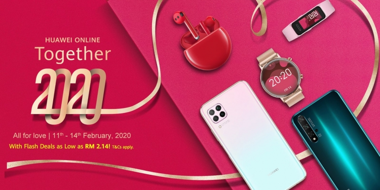 Promosi kasih sayang serendah RM2.14 dari Huawei selama 4 hari