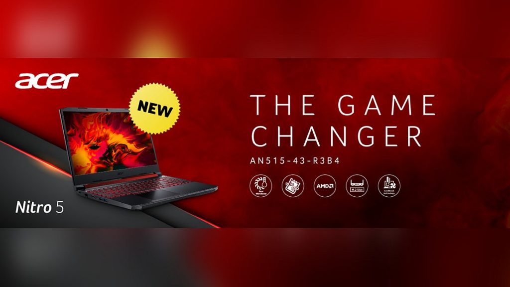 Laptop Gaming Acer Nitro 5 Tampil Dengan Paparan 120Hz 