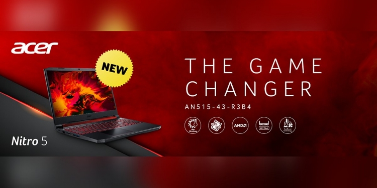 Laptop Gaming Acer Nitro 5 Tampil Dengan Paparan 120Hz Pada Harga Kurang RM3,000