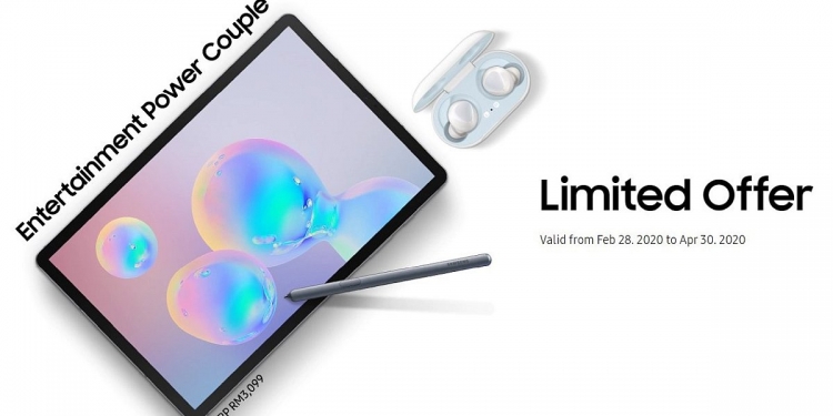 Samsung Kepilkan Galaxy Buds Bersama Setiap Pembelian Galaxy Tab S6 Dalam Promosi Terhad Ini