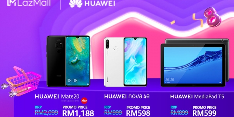 3 produk premium Huawei pada harga RM88 sahaja