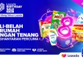 Cari Empat Perkara Ini Untuk Nikmati Diskaun Sepanjang Sambutan Ulang Tahun Ke-8 Lazada