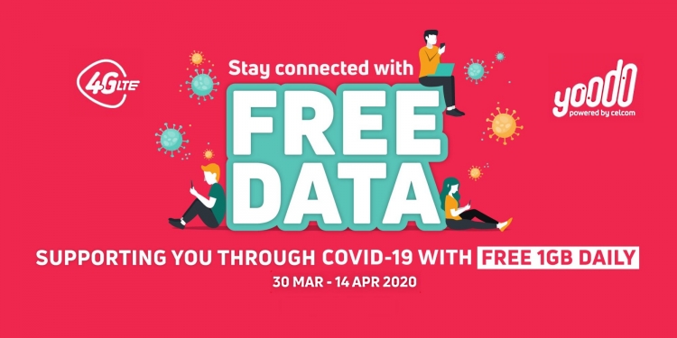1GB Percuma PKP: Yoodo tidak hadkan masa, baki boleh bawa ke depan
