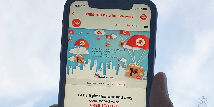 1GB percuma PKP: Pengguna TuneTalk perlu daftar sekali dan terima setiap hari