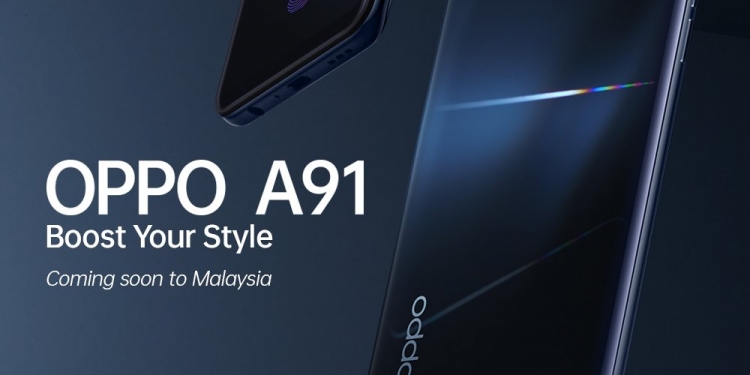 Oppo A91 dilancar 18 Mac dan dijual secara ekslusif di Lazada