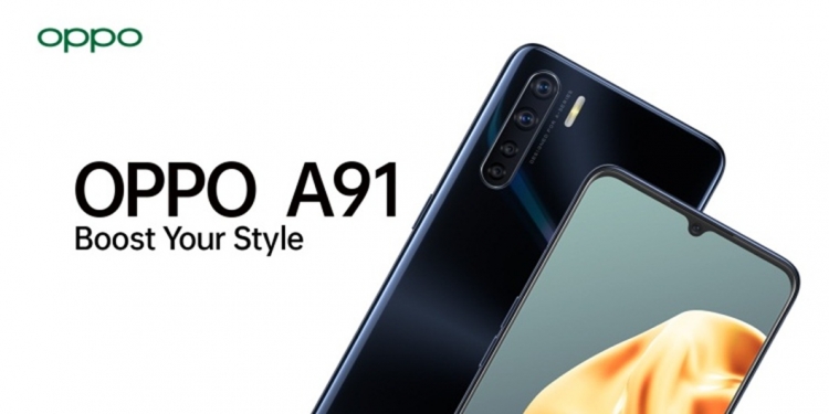 Oppo A91 nipis dan ringan, harganya bawah RM 1,000