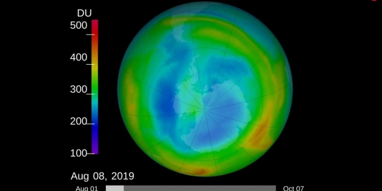Lapisan ozon semakin pulih, kebocoran di Antartik semakin mengecil