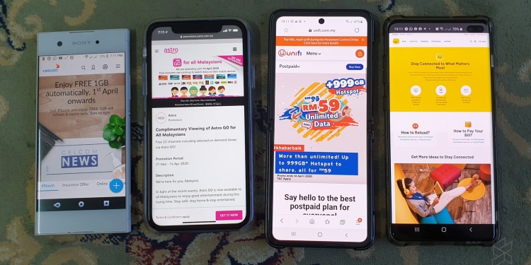 Semak cara mendapatkan 1GB data percuma dan inisiatif percuma lain sepanjang PKP di sini