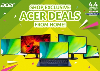 Monitor dan laptop Acer lebih murah di Shopee 4.4