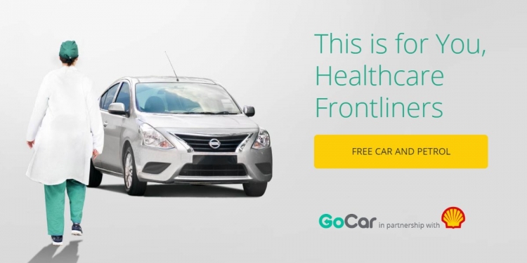 COVID-19: Gocar dan Shell beri kereta dan petrol percuma untuk pejuang barisan hadapan