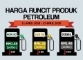 Harga petrol turun lagi minggu ini, mungkin naik minggu depn
