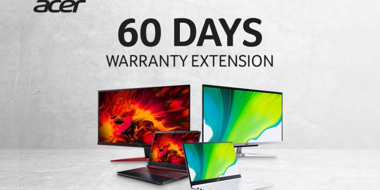 Semua produk Acer dan Predator yang tamat jaminan semasa PKP, diberi lanjutan selama 60-hari