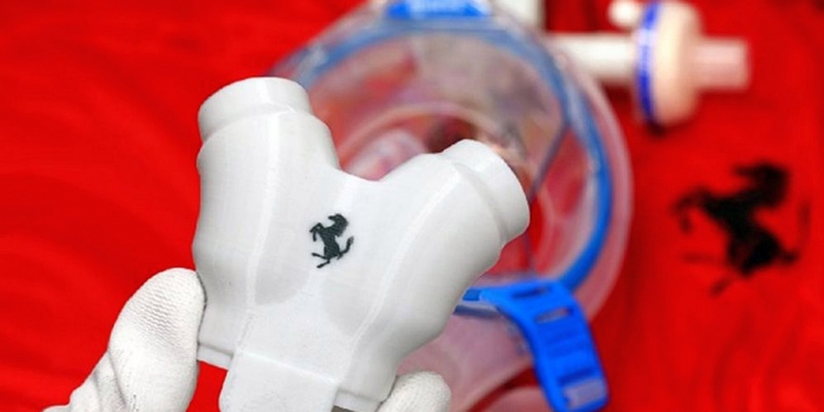 Kilang Ferrari Maranello kini hasilkan peralatan bantu pernafasan
