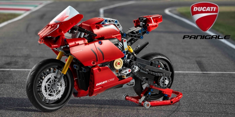 Anda boleh bina sendiri dan miliki Ducati Panigale V4 R keluaran  Lego Technic
