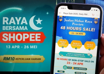 Buat persiapan nak puasa dan raya bersama Shopee