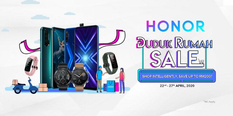 Promosi Duduk Rumah Honor ada diskaun hingga RM100