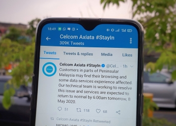Rangkaian Celcom dan MVNO di bawahnya terjejas hingga pagi esok