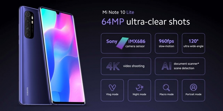 Mi Note 10 Lite mengekalkan prestasi dengan harga lebih murah