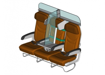 COVID-19: Kit penghadang kerusi ini solusi jimat halang jangkitan dalam pesawat