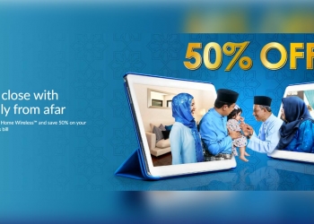 Dapatkan broadband Celcom Home Wireless dan nikmati rebat 50% untuk bil bulan pertama