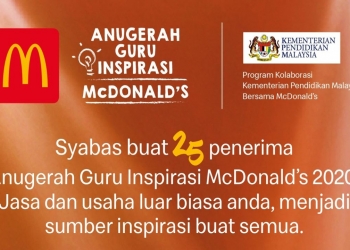 25 dari 5,000 guru dipilih penerima Anugerah Guru Inspirasi McDonald’s