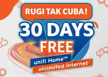 Cuba Unifi Home Fibre secara percuma selama 30-hari tanpa penalti