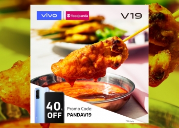 Vivo tawarkan diskaun 40% untuk membeli makanan di FoodPanda