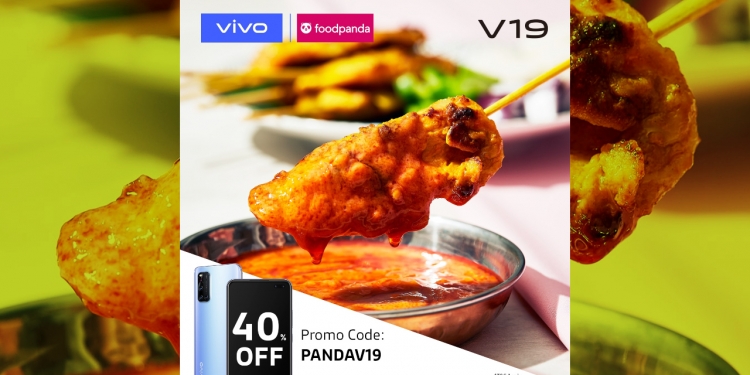 Vivo tawarkan diskaun 40% untuk membeli makanan di FoodPanda