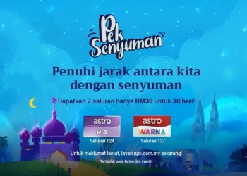 NJOI tawar tiga pek baharu, Astro lanjut siaran percuma sepanjang PKP 4