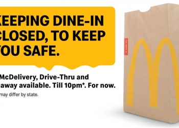 McDonald’s kekal tutup ruang makan sepanjang pelaksanaan PKPB