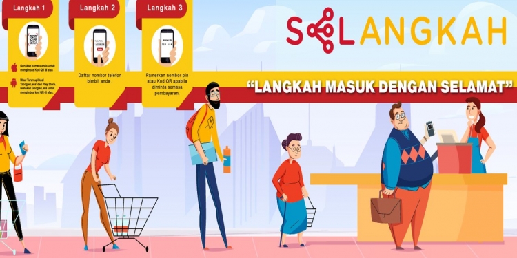 SELangkah, sistem daftar masuk dan keluar pengunjung di premis sekitar Selangor