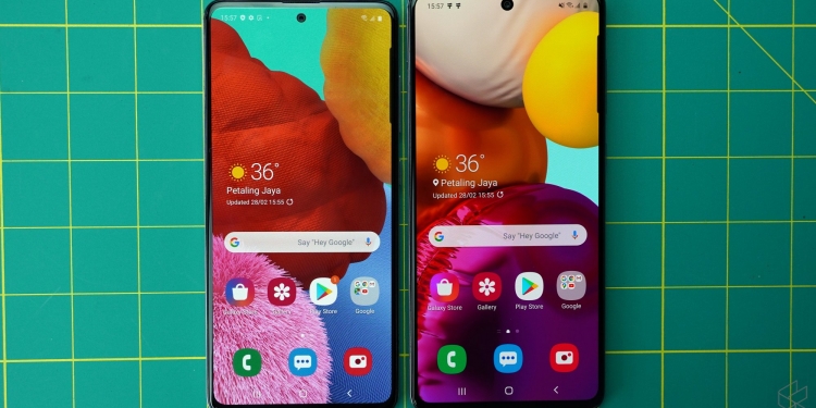 Samsung Galaxy A71 & Galaxy A51: Paparan hebat pada harga jimat