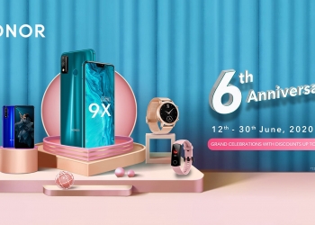Honor 20 Pro hanya RM696 di jualan kilat ulangtahun ke-6 Honor