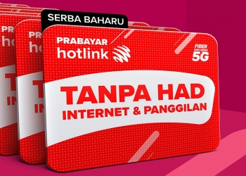 Hotlink lancar pelan tanpa had internet dan panggilan dari RM35 sebulan