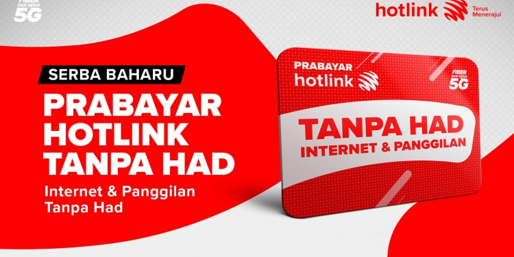 Hotlink lancar pelan tanpa had internet dan panggilan dari RM35 sebulan