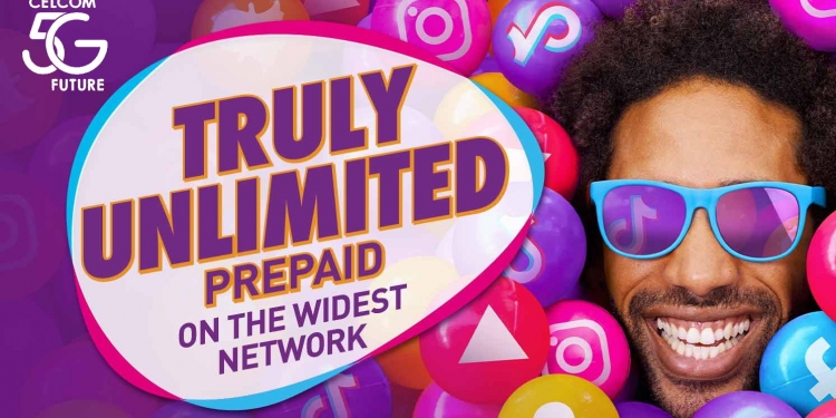 Celcom perkenal pelan prabayar tanpa had internet dan panggilan dari RM12