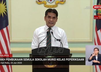 PKPP: Sekolah akan dibuka pada 24 Jun untuk pelajar SPM, STPM, SVM dan STAM