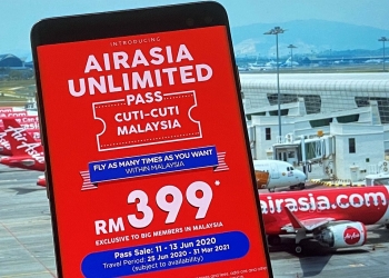 Terbang tanpa had dalam Malaysia dengan Pas Tanpa Had AirAsia Cuti-Cuti Malaysia