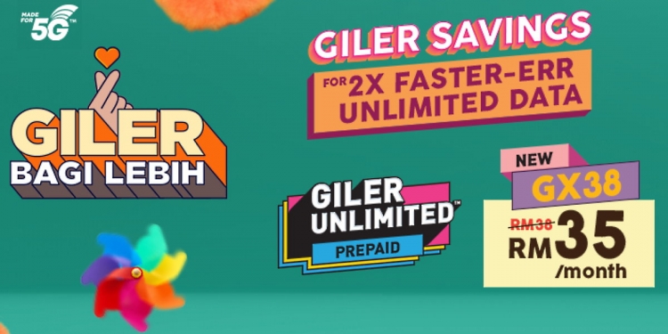 U Mobile umum pelan tanpa had GX30 dan GX38 lebih Giler dari Hotlink dan Xpax