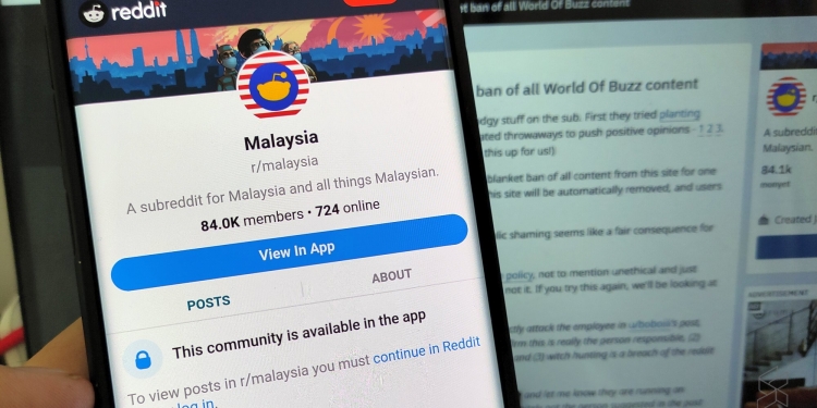 Reddit Malaysia haramkan pautan World of Buzz untuk sepurnama