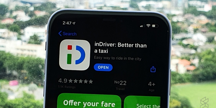 Memandu e-hailing dengan InDriver adalah melanggar undang-undang dan merbahaya