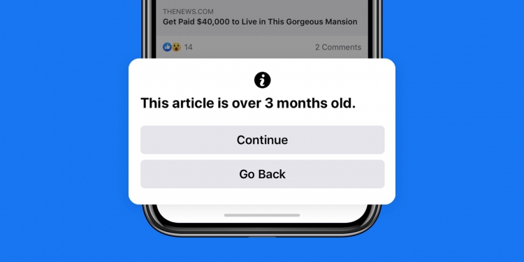 Facebook akan papar notis peringatan jika pengguna cuba ‘share’ berita lama