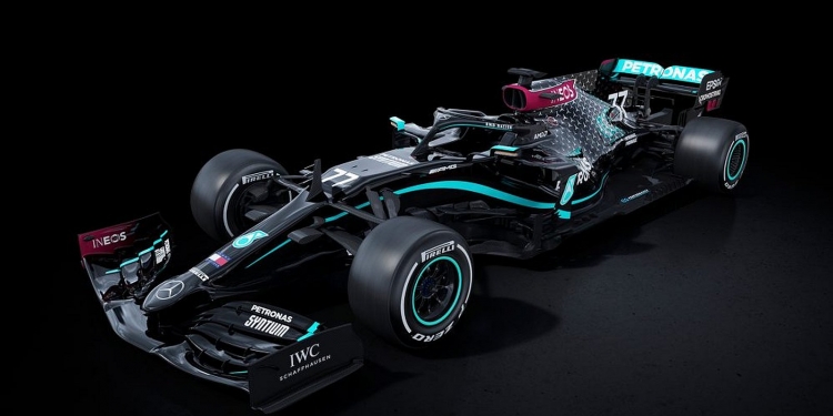 Kereta F1 Mercedes dicat hitam bagi perlumbaan musim 2020, tanda sokongan kepelbagaian