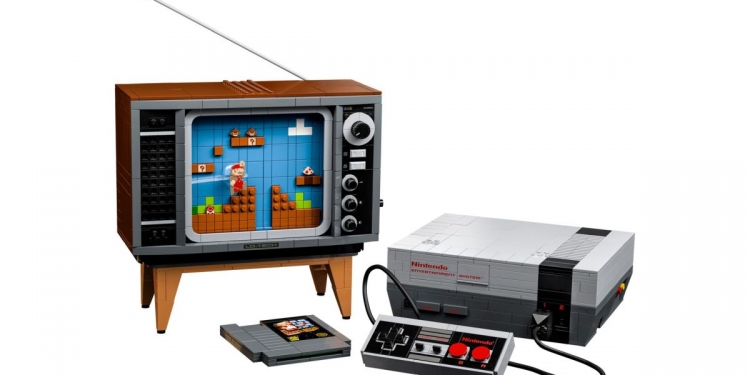 Set Lego Nintendo ini ada TV dengan paparan bergerak