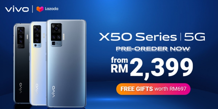 Tempahan awal Vivo X50 Pro berkamera gimbal ada hadiah percuma bernilai RM697