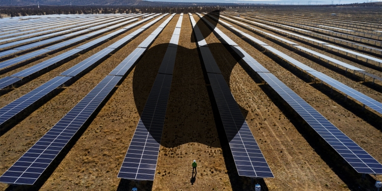 Apple mahu beroperasi bebas karbon dengan tenaga boleh dibaharui dalam masa 10 tahun