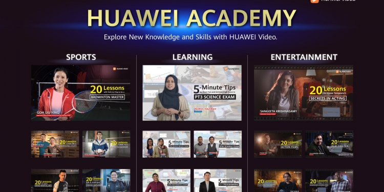 Huawei Academy ada sediakan kelas dan kursus dalam talian percuma