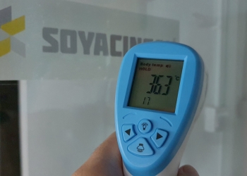 Pengesan suhu infra merah terima radiasi dari manusia dan tidak akibatkan barah